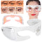 3D Anti-Aging Eye Massager Glasses, Rechargeable Red Light Led Eye Mask with Led Therapy for Wrinkles, Puffiness, Dark Circles, and Eye Fatigue